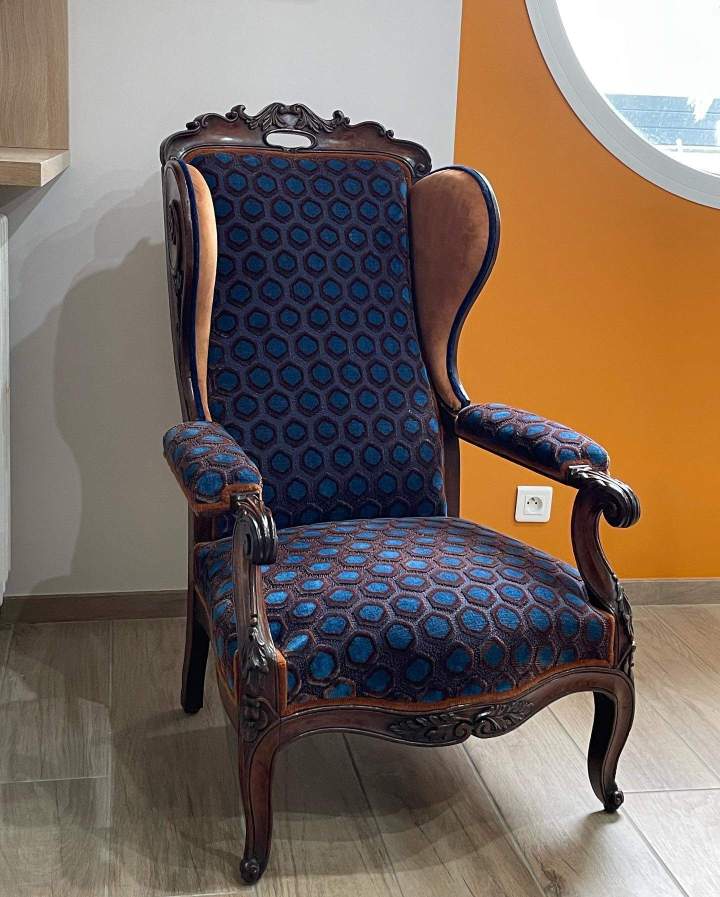 Fauteuil ancien restauré Angers